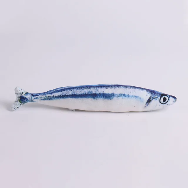Simulation Fish Cat Toys Soft Plush Catnip Toy Interactive Cat Toys Gifts Funny 3D Fish Shape Doll Pet Supplies 4