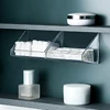 Drawer Style Storage Box Under The Mirror Cabinet Transparent Bathroom Cotton Stick Makeup Cotton Bathroom Pull-Out Storage 2