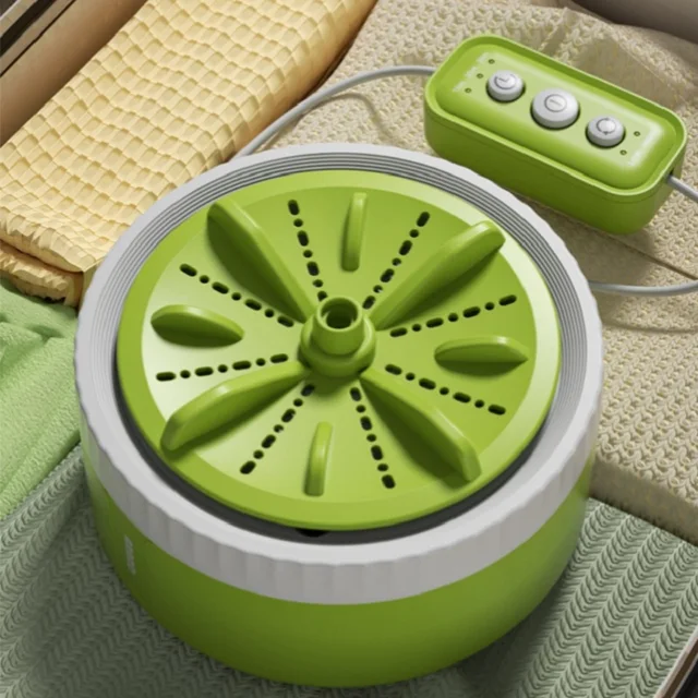 3 Gear Timing Mini Washing Machine Portable Rotating Turbine Washing Machine Underwear Socks Baby's Clothes Washing Machine 4