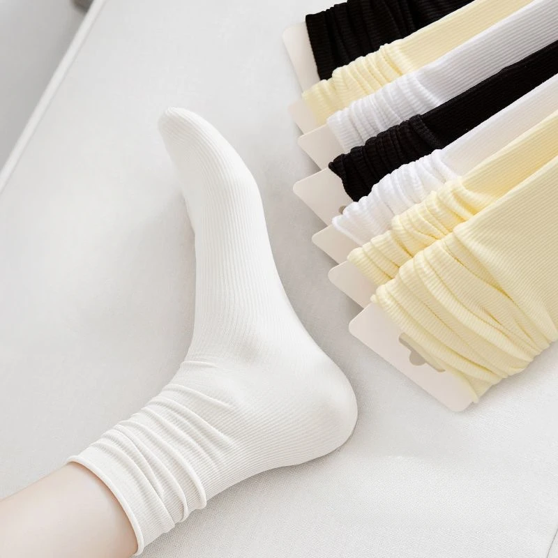 

Women's Long Tube Socks Summer Cool Mid Calf Socks Ice Ice Ladies' Socks