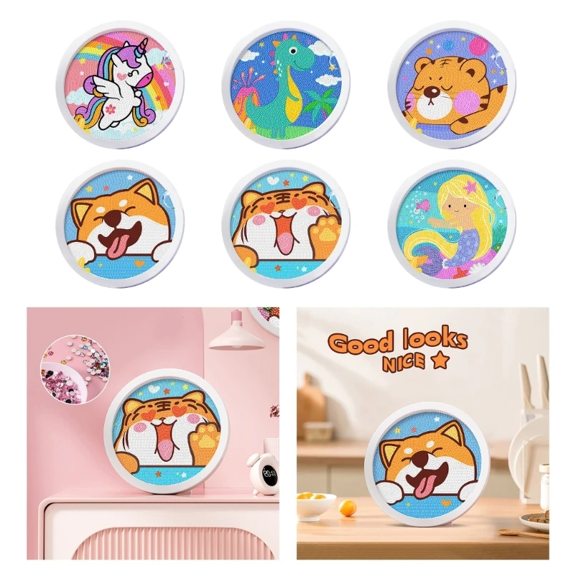 

17CM Gem Art Supplies for Children DIY Painting Tools Crafts Supplies Gifts Kids' Diamond Craft DIY Set for DropShipping