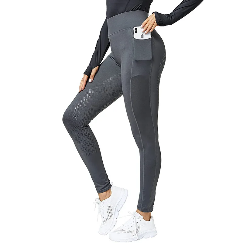 Sports Women's Fleece Lined Bootcut Horse Riding Pants Winter Full Seat Riding Tights with Pockets Equestrian Breeches 4