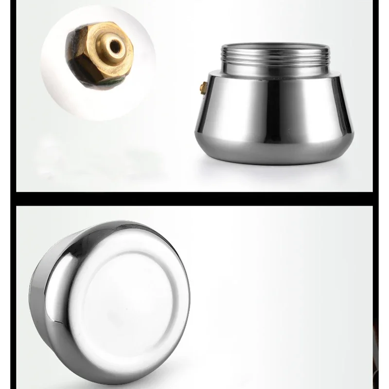 Stove Top Moka Coffee Pot Stainless Steel Filter Italian Espresso Coffee Maker Percolator Tool Mocha Cafetiere 100/200/300/450Ml coffee pot espresso coffee maker espresso maker coffee maker