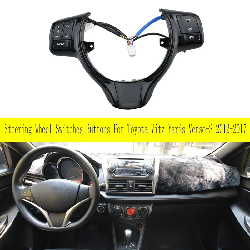 

Кнопки на руль для Toyota Vitz Yaris Verso-S 2012-2017