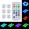 LED Light Remote Control Night Lights For Wedding Tea Light Hot Tub Pond Pool Bathtub Aquarium Party Vase Decor 1