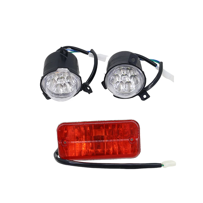 Faro Anteriore e Posteriore a LED Fol per Bici da Spiaggia, ATV, Moto Fuoristrada, Kart - immagine 4
