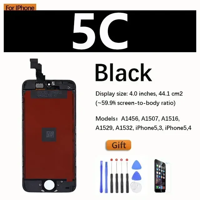 Per iPhone 5C Nero