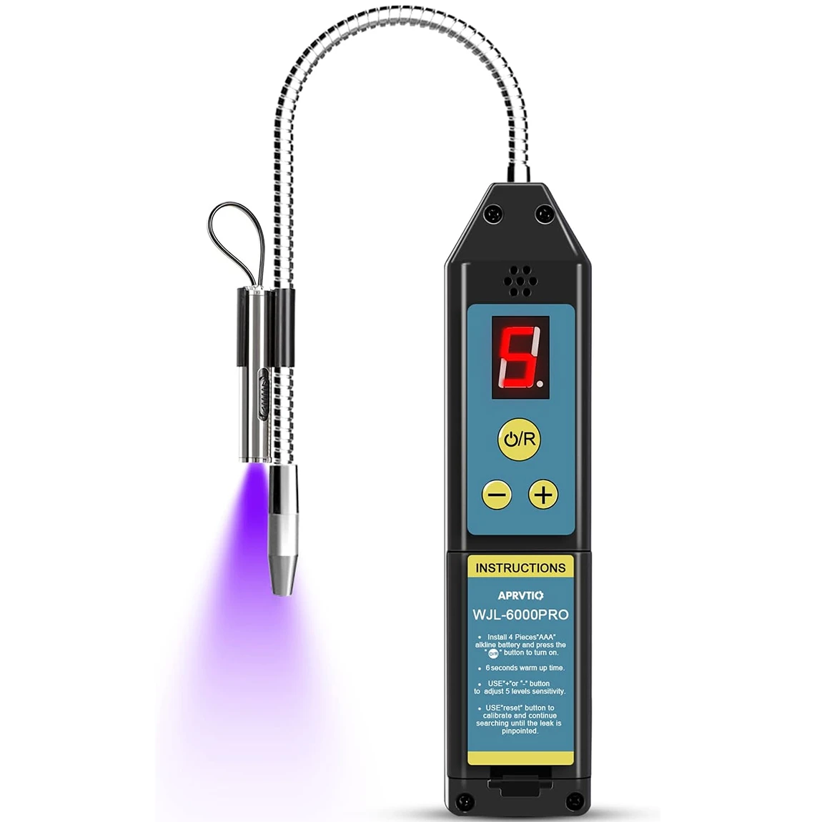 Refrigerant Leak Detector With LED Light, Halogen Freon Leak Detector
