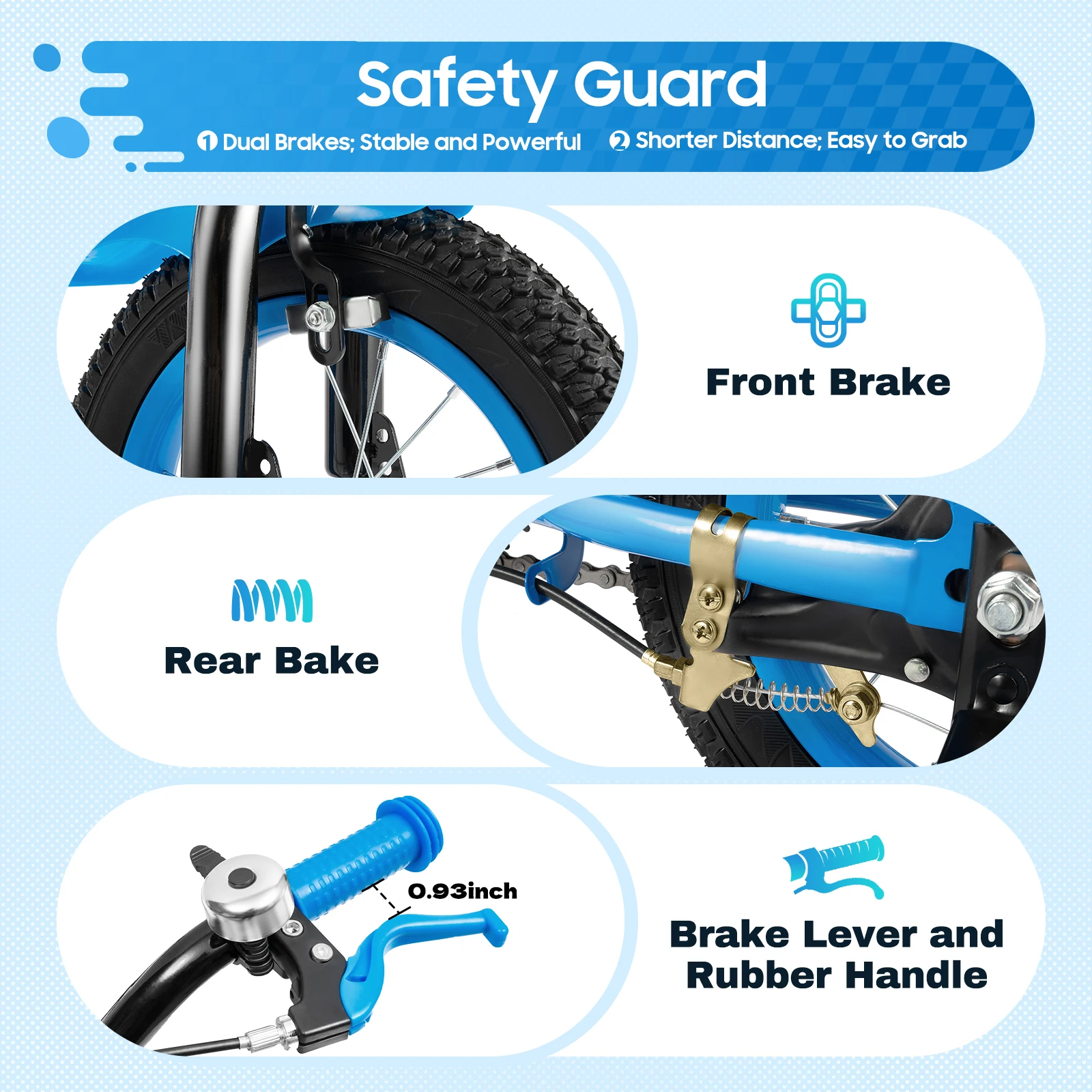 12 Inches Kids Bike Children Girls Boys Bicycle Cycling w