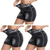 Lot de 3 shorts en jean imitation pour femme, pour fitness, course, sport, gym, entraînement, avec effet froncé aux fesses, leggings de yoga sans couture, culottes gainantes