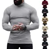 New Solid Color Turtleneck Cashmere Weater Slim Fit Pullover Base Knitwear Sweater Men's Keep Warm Inner Match Men's Clothing 3