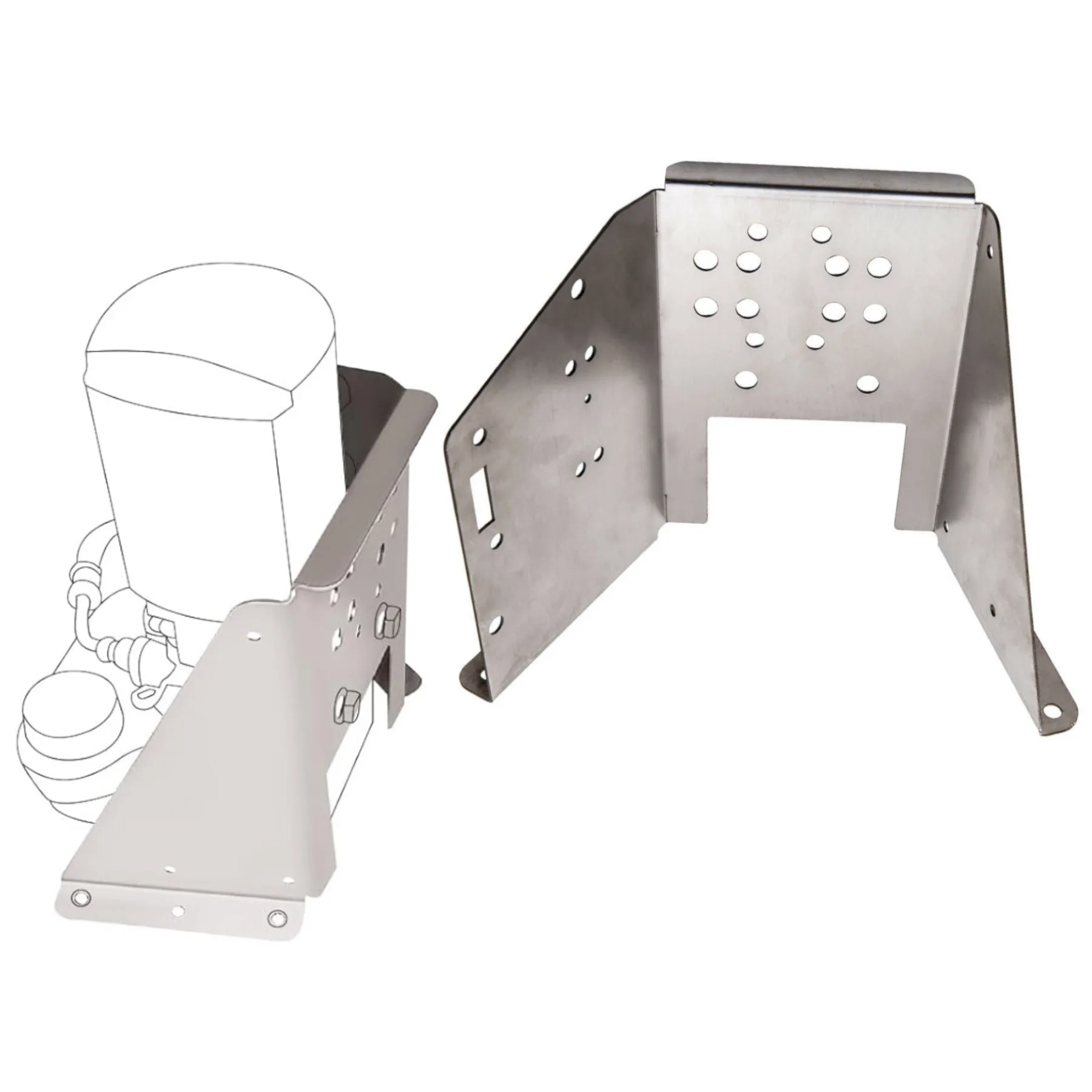 42419A1 Trim Pump Bracket for Mercruiser Stern Drives R/MR/Alpha Bravo