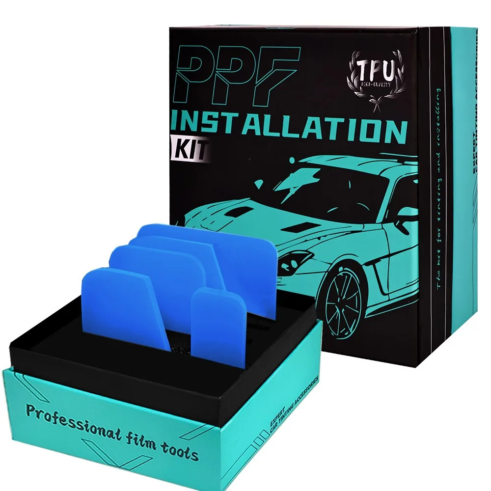 TOFAR Car Wrap PPF Rakel-Set mit Geschenkbox, TPU-Gummiabzieher für klare Farbe, Schutzfolie, Installation, Fenstertönungsschaber – Detail 19