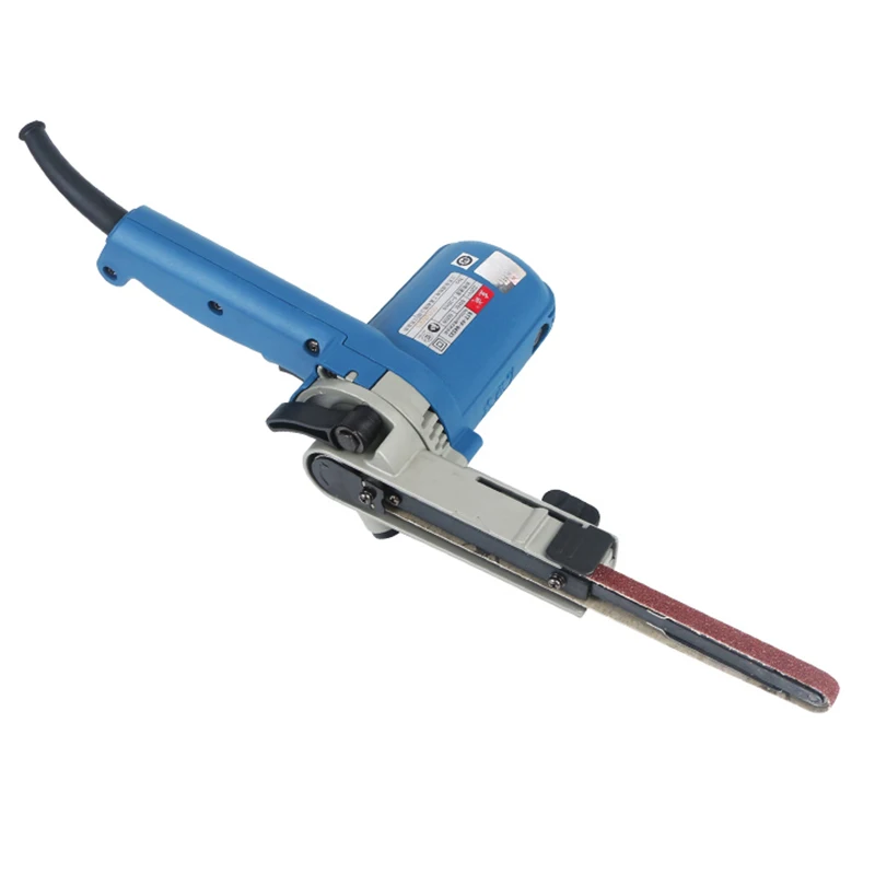 

Электрическая ленточная шлифовальная машина, 220 В, угловая шлифовальная машина с 9x533 мм шлифовальными лентами, полировальная машина «сделай сам» для дерева, металла