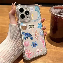 Ocean Life Theme Anti - Fall Clear Phone Case - Redmi  K60 ULTRA (TMSJ - 300YJJ050184A1)