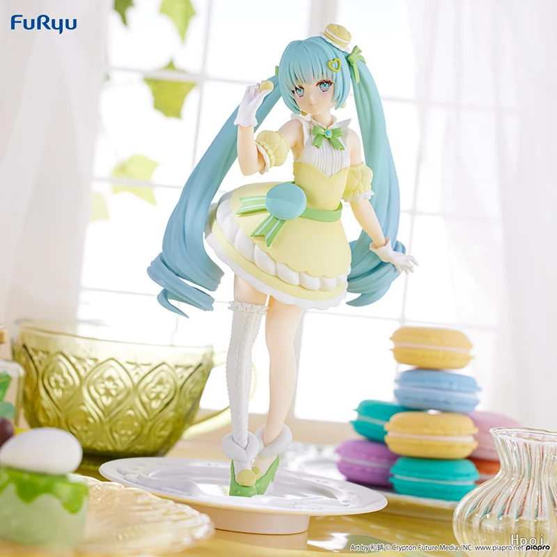 Фото Оригинальная оригинальная Подлинная игрушка FuRyu sweetsweet серии Hatsune Miku 21 см, Подлинная Коллекционная модель, анимационный персонаж, экшн-игрушка №4