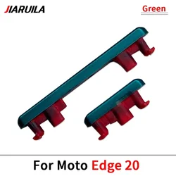 Side Volume and Power Button Key Set Replacement (Edge 20  Green)