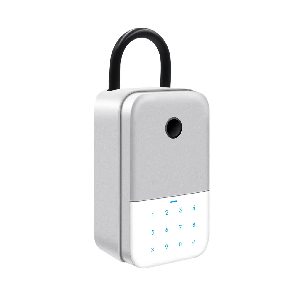 Exquisite Design Key Box Smart Fingerprint Storage Secret Key Safety Box TTlock App Bluetooth to Wi-Fi Unlock Padlock Waterproof