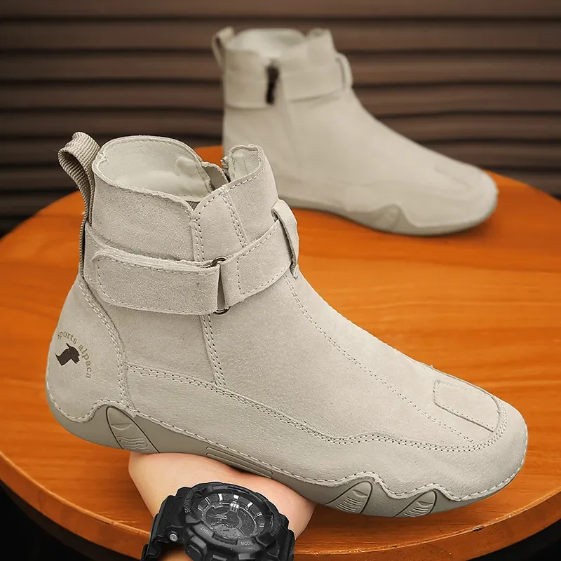

Mens Shoes Casual Leather Loafers Platform Sneakers Designer Luxury Fashion Work Safety Outdoor Sport Tennis Ankle Boots