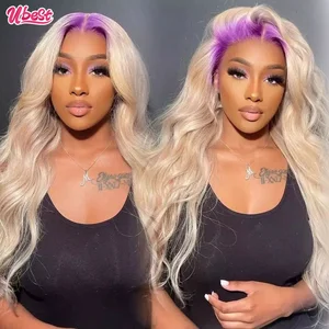 30 Inch 13x4 613 Color Body Wave Lace Front Human Hair Wigs 180% Brazilian Body Wave 13x4 Transparen Lace Frontal Wig For Women