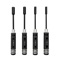 4Pcs RC Metal Hex NUT key Socket Screw Driver Wrench 4.0mm 5.5mm 7.0mm 8.0mm 80213 Tool Kit Buggy Truck Truggy  Car 2