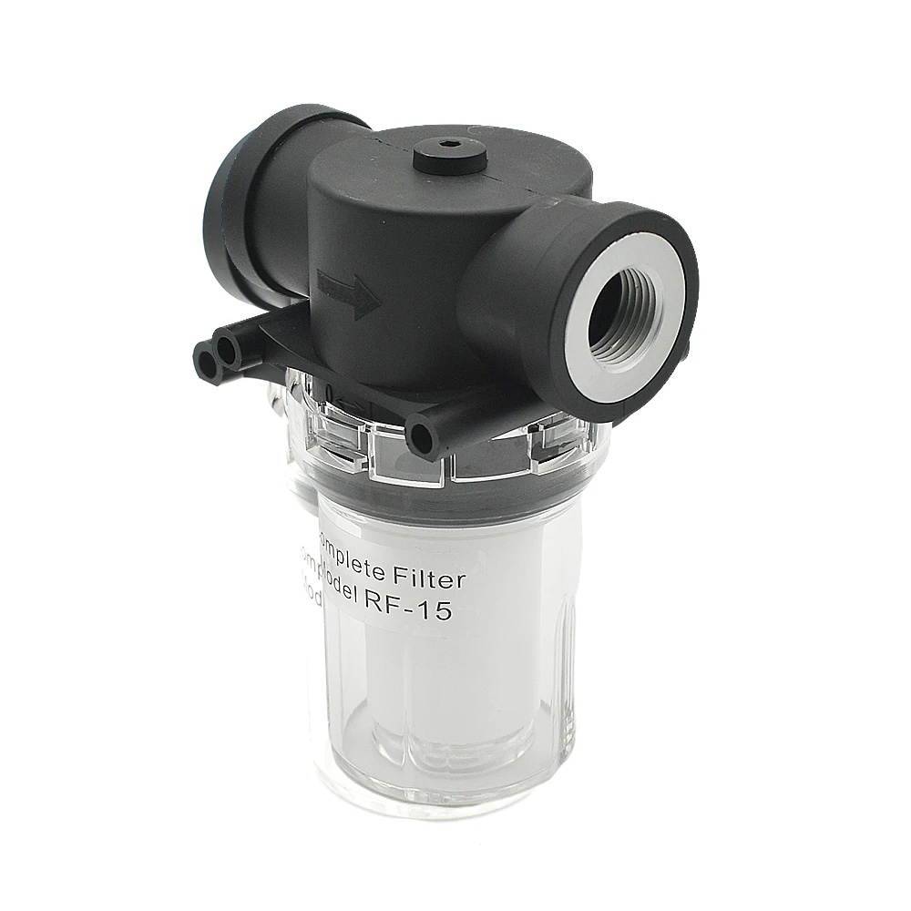 ตัวกรองปั๊มสุญญากาศแบบไหลสูง RF-15/20 - ระบบแยกแรงดันลบแบบถอดได้สำหรับป้องกันปั๊มในระบบลมอุตสาหกรรม 1