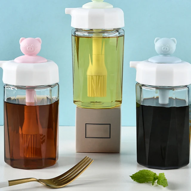 SWEET VIEW Spruzzatore Olio 2 In 1 - Bottiglia Vetro 470ml Per Cucina Sana, Friggitrice Ad Aria E BBQ - Foto 11