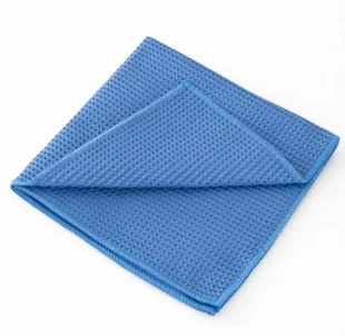1PCS honeycomb mesh pineapple grid car wash towel 60CM * 80CM light blue
