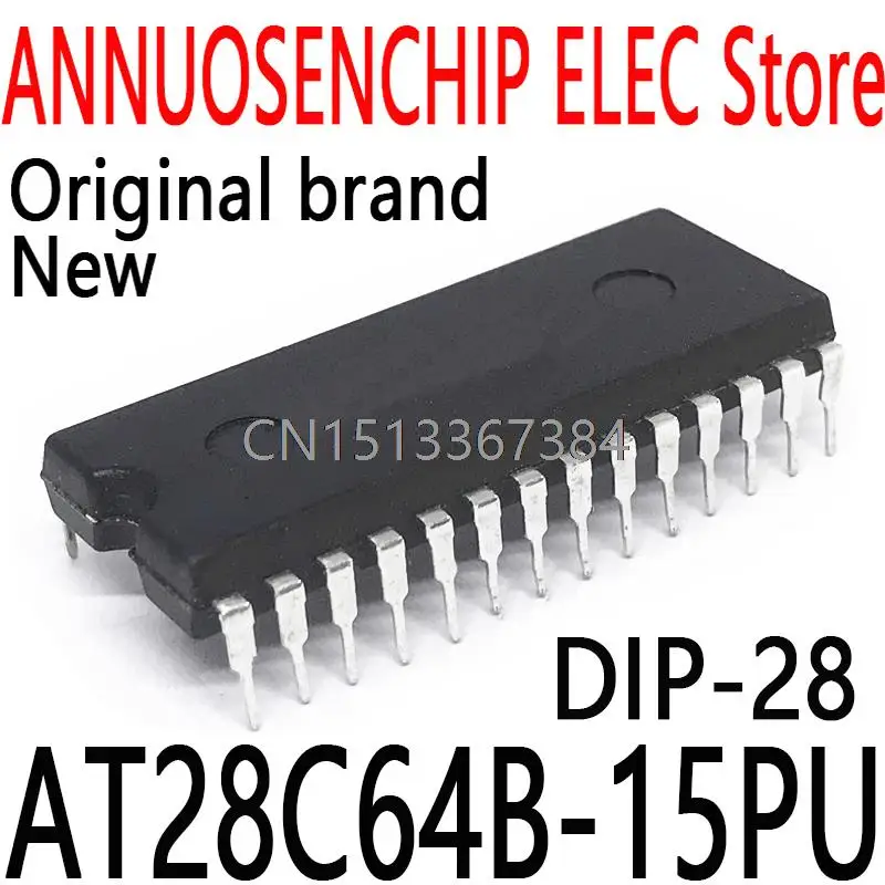 

10 шт./партия, новые и оригинальные AT28C64B DIP-28 AT28C64B-15PU