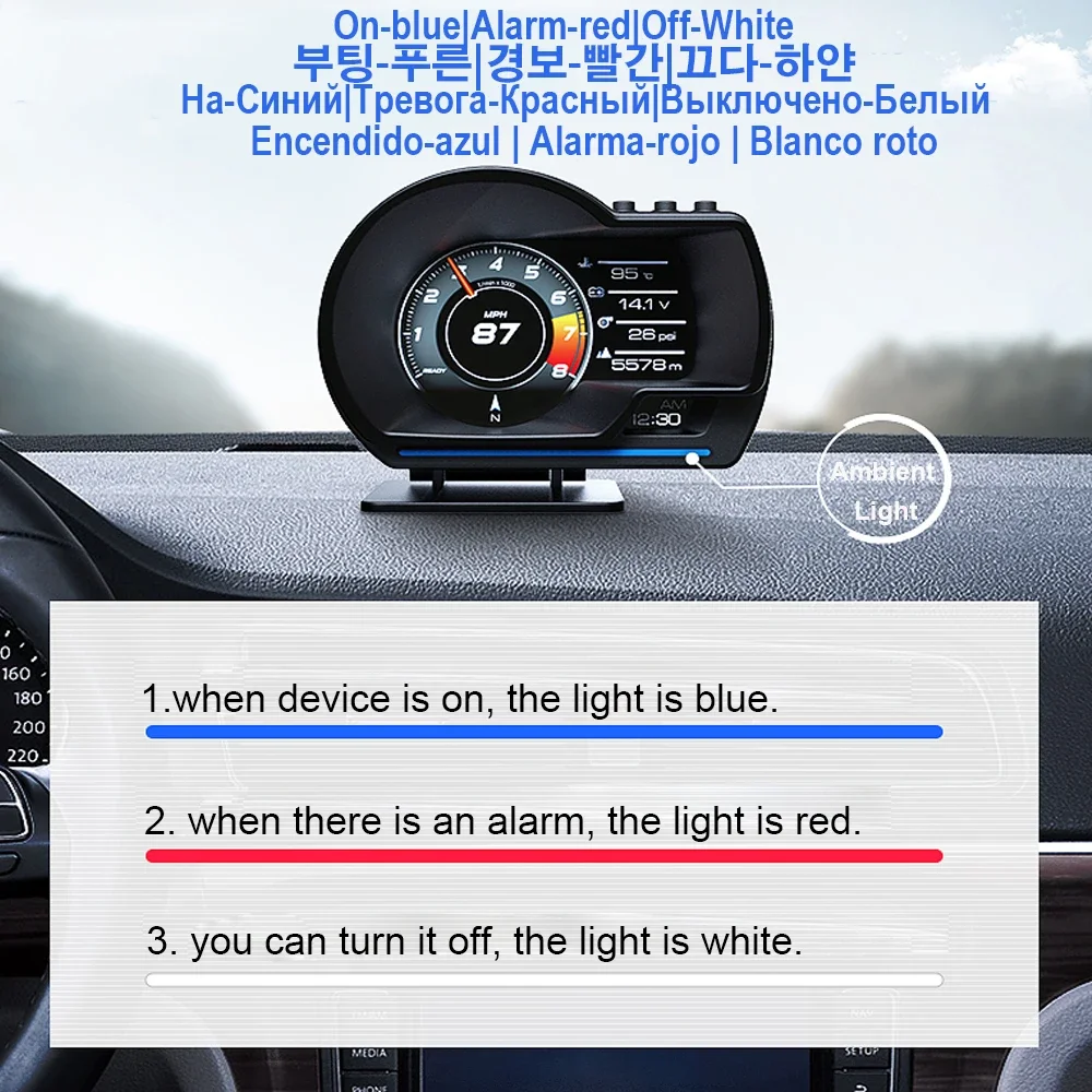 ڵ OBD ٱ LCD  P6   ÷ , ӵ  ͺ , A500