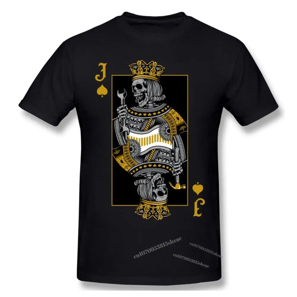 

Jack,cvlt Gambler Gotic Jack King Ornament Play Cards Poker Tshirt man T Shirt Shirts Tshirts Short Sleeves Tees T-Shirt Woman