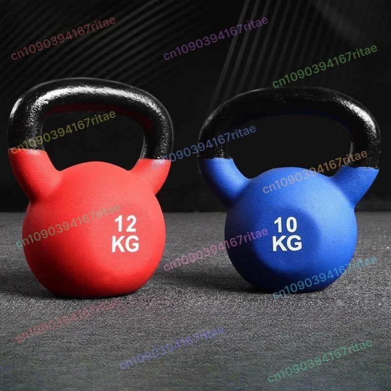 Kettlebell Weights Vinyl Coated Iron - 12 Size Options, 5lbs-50lbs - Coated for Floor and Equipment Protection, Noise Reduction