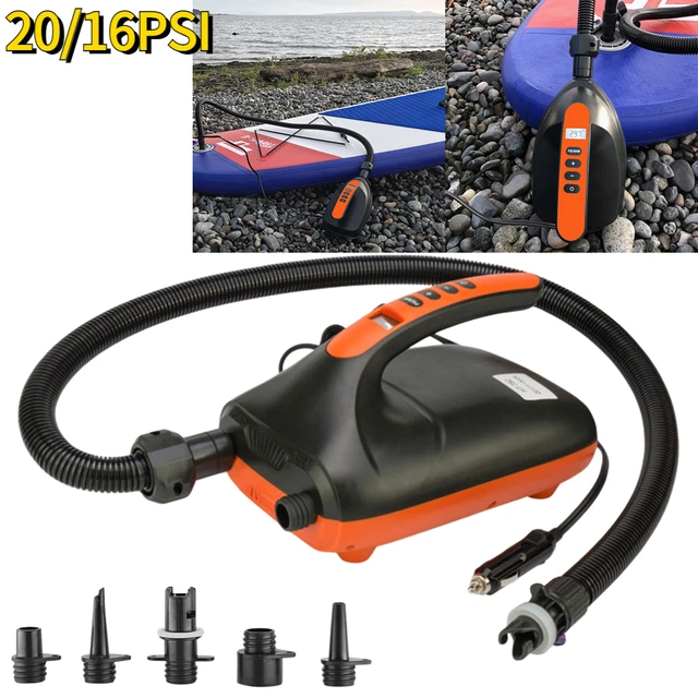 Pompe à Air Électrique Intelligente pour Bateau SUP Gonflable, 12V, 16/20  PSI, Scène de Touriste pour Pagaie Extérieure - AliExpress