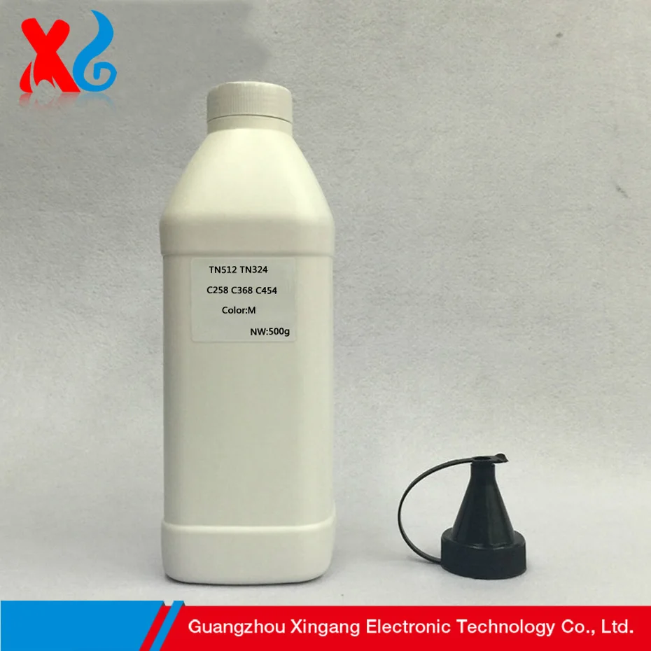 Universal Refill Toner pó para Konica Minolta Toner Colorido do Japão C258 C308 C368 C454 C454e C554 C554e Tn512 Tn324 500g - Imagem 4