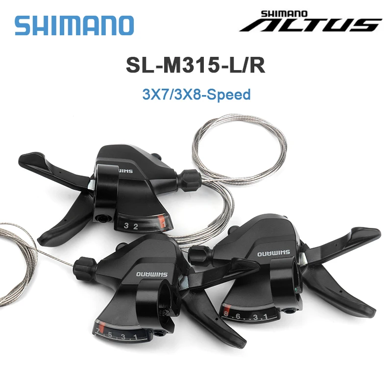 ShimanoAlultsSLM315VTTShifterLevier3x8Vitesse3x7VitesseVTT