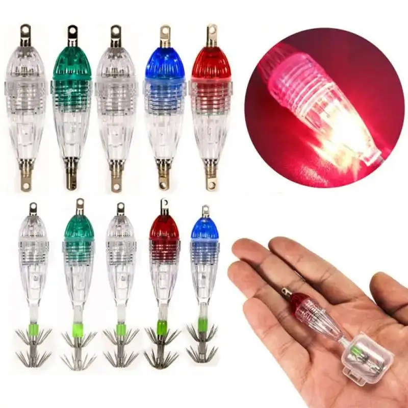

LED Waterproof Flashing Mini Deep Drop Underwater Lights Deep sea bottom fish lure LED lamp Fish Light Night Fishing Lights