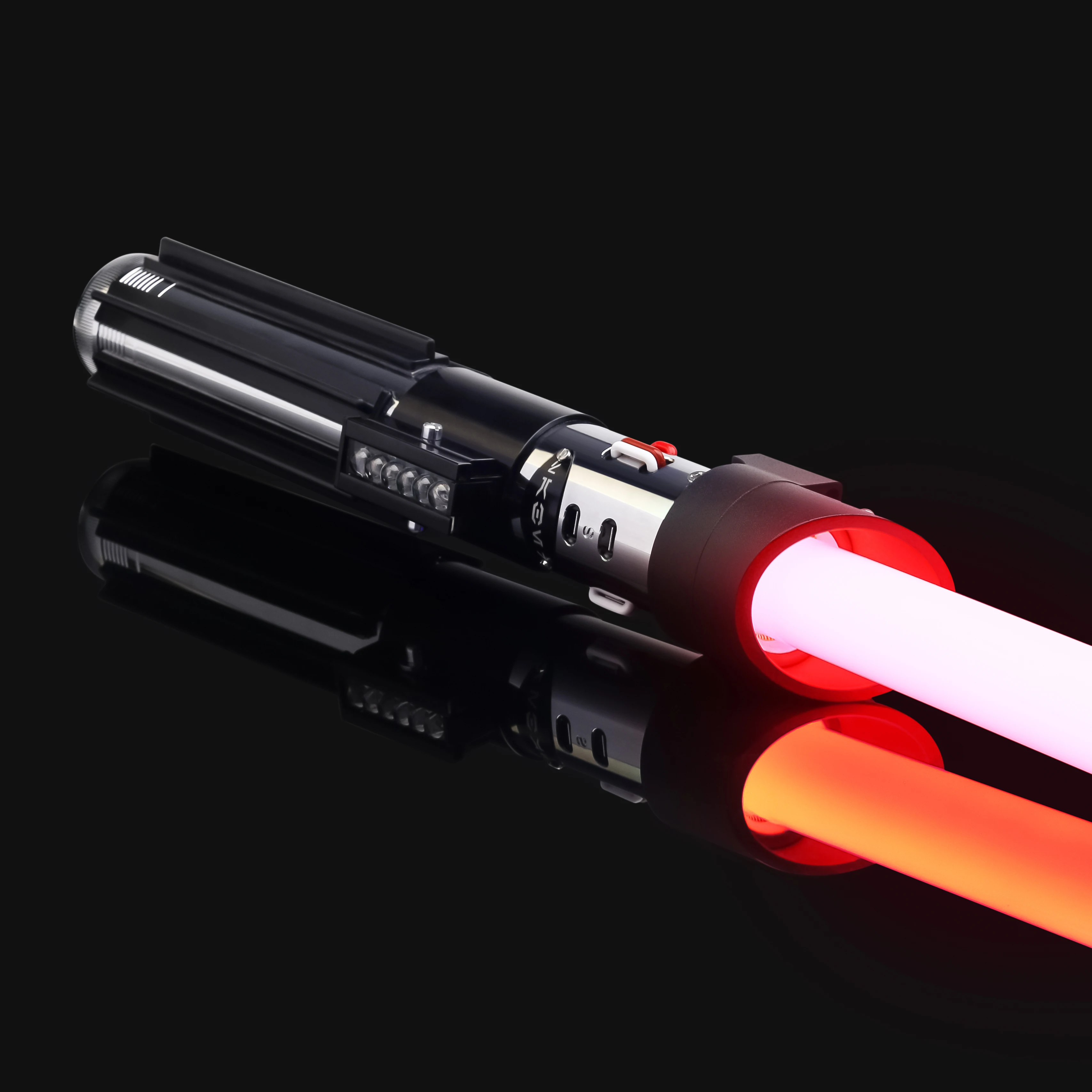 Txqsaber Darth Vader Lightsaber Rimovibile Vuoto Hilt Parts Cosplay Pixel Smooth Swing Dueling Laser Sword Sound Fonds Toys