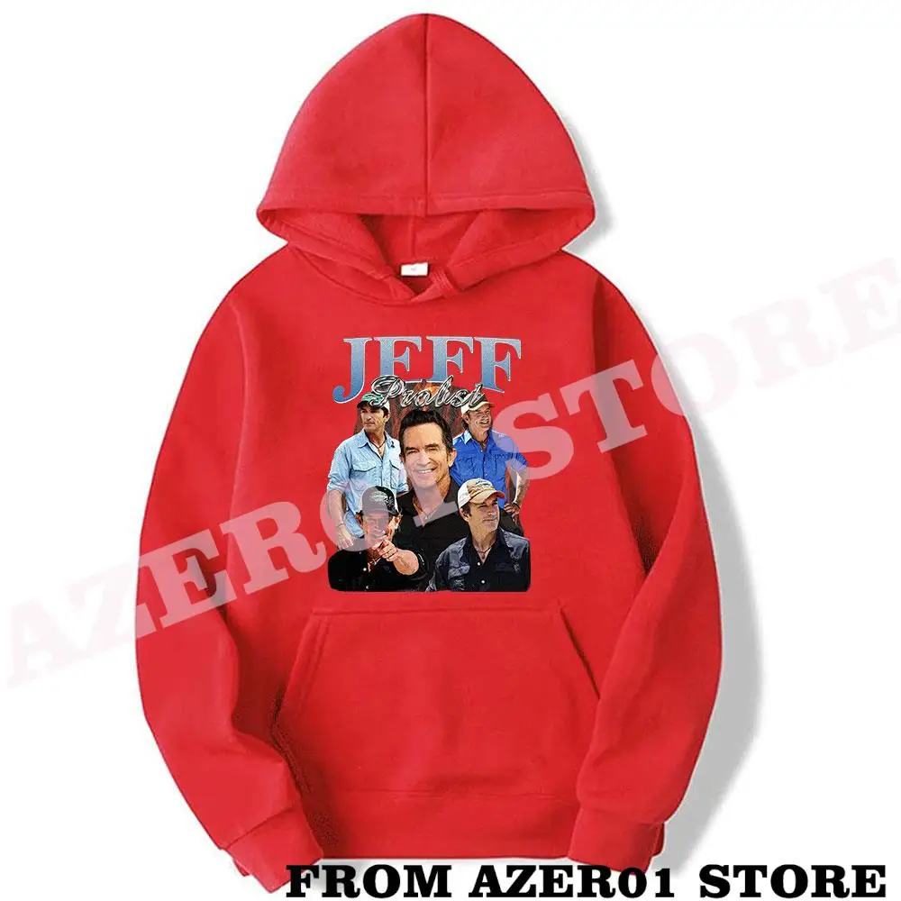 Jeff Probst Survivor TV Series Merch Hoodies Winter Men/Women Hooded Sweet Streetwear Long Sleeve Sweatshirt