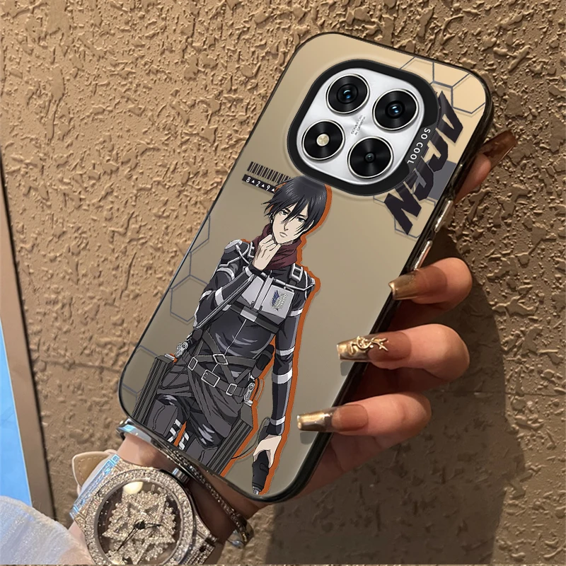 Levi Ackerman Comic Style Frosted Acrylic Phone Case