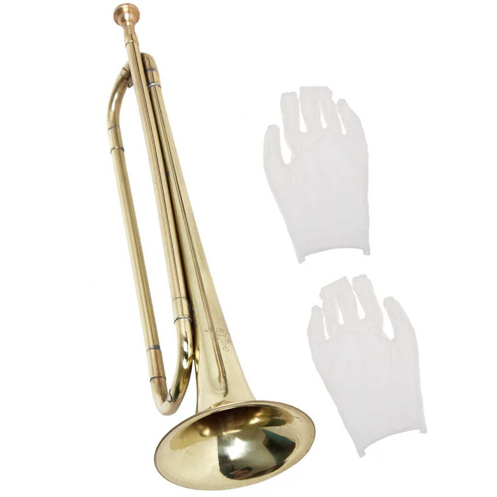 

Kids Trumpet Musical Instrument Children Preschool Music Toy Wind Instrument Kids Trumpet Beginer With Gloves