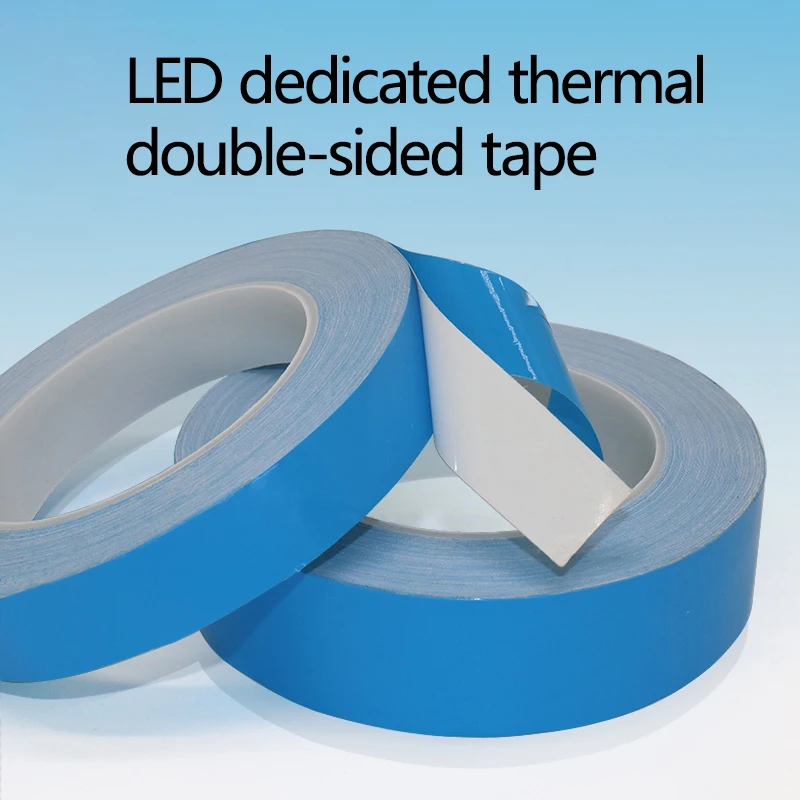 25M/Roll 5mm 8mm 10mm 13mm 20mm Width Transfer Tape Double Side Thermal Conductive Adhesive Tape for Chip PCB LED Strip Heatsink