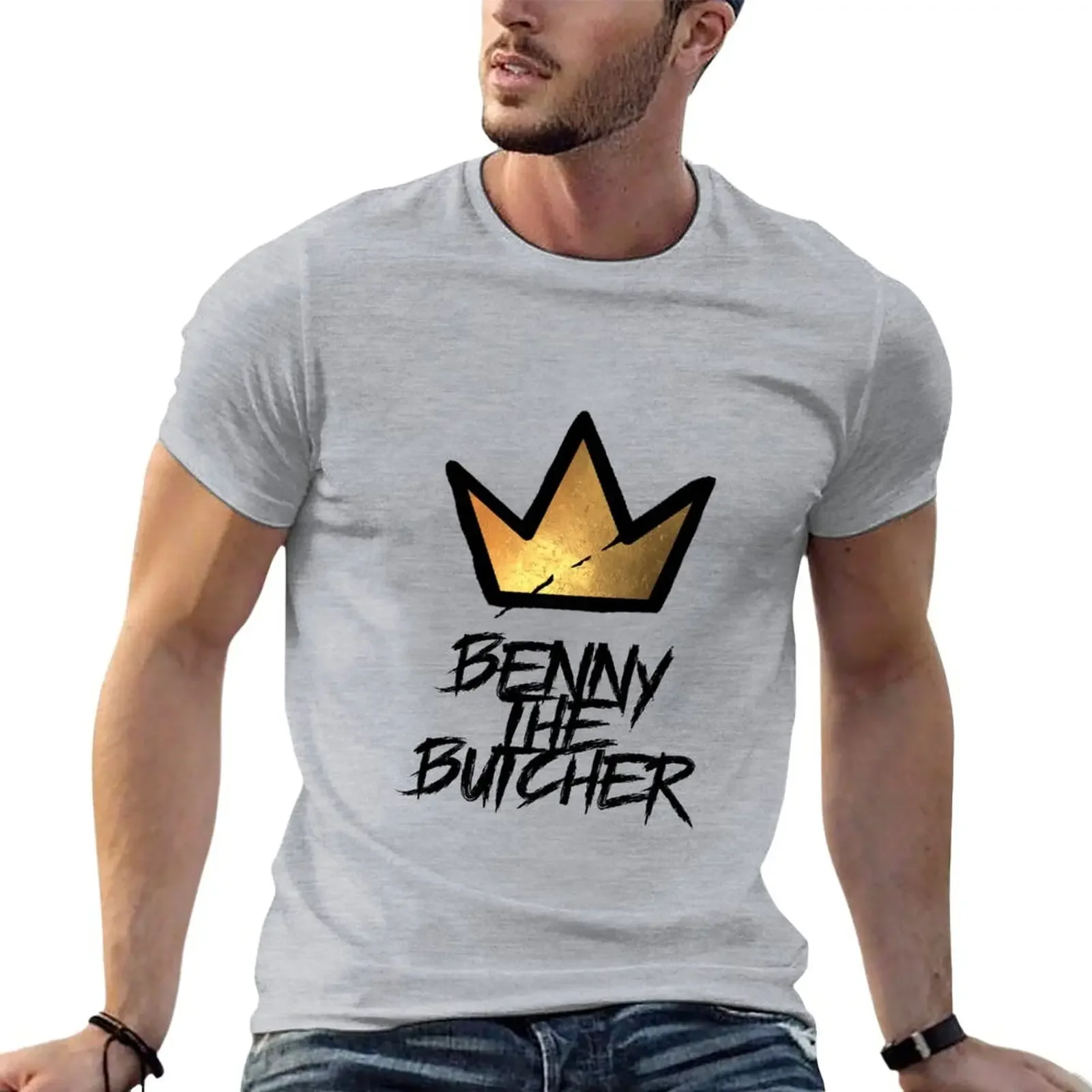 

King T-Shirt sweat sports fans plain white t shirts men