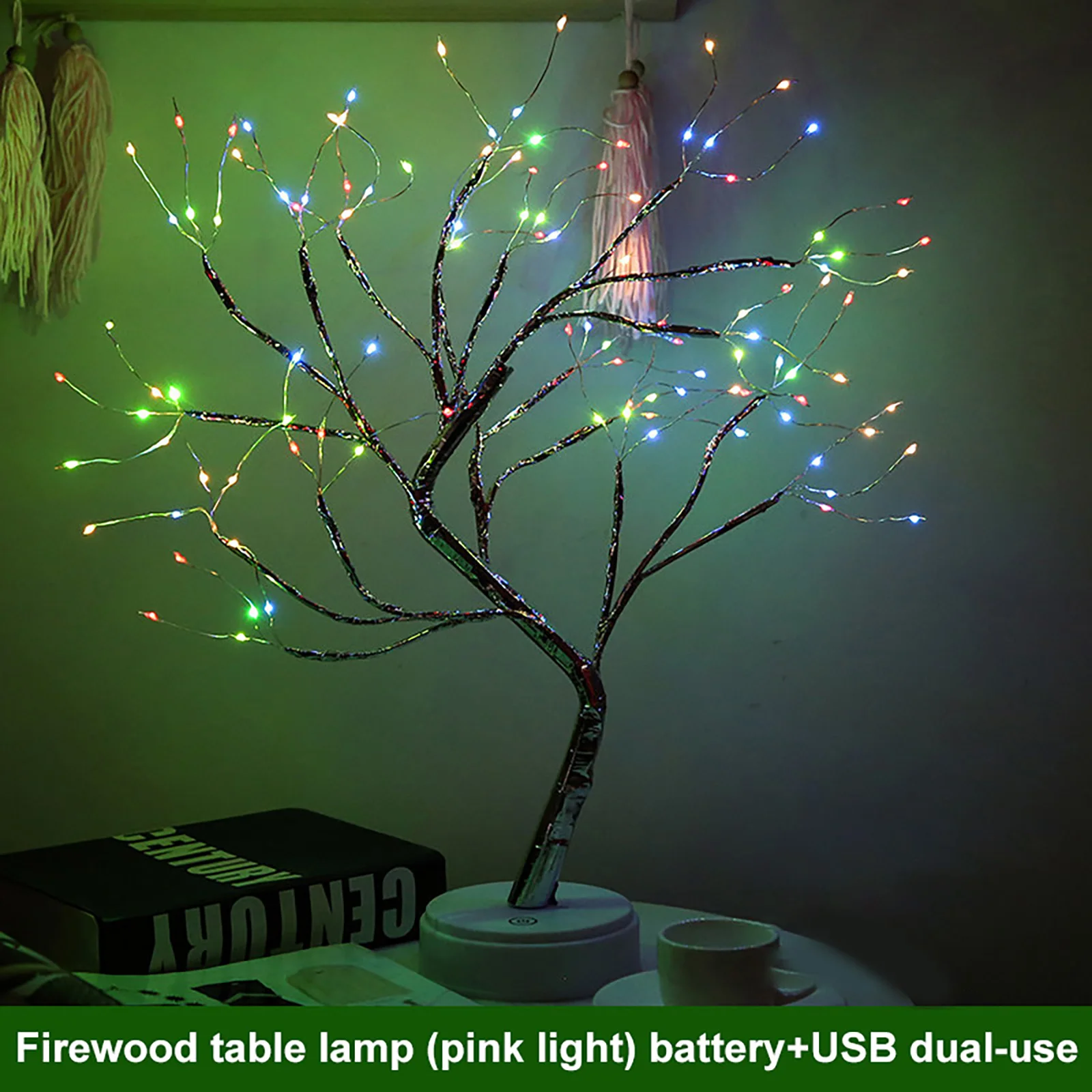 LED Nachtlicht Mini Weihnachten Baum Kupfer Draht Girlande Lampe für Home  Schlafzimmer Nacht Dekoration Fee Licht Tabletop Ornamente - AliExpress