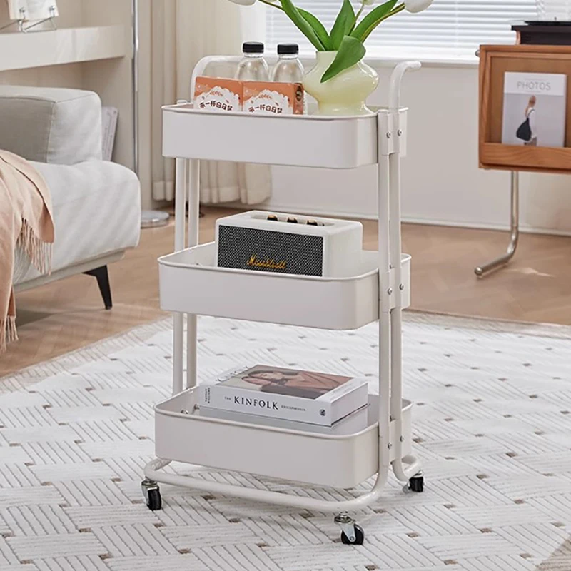 Generi Alimentari Rolling Dish Island White Modern Food Market Organizer Isole Soggiorno Nordic Muslimate Kitchen Low Furniture