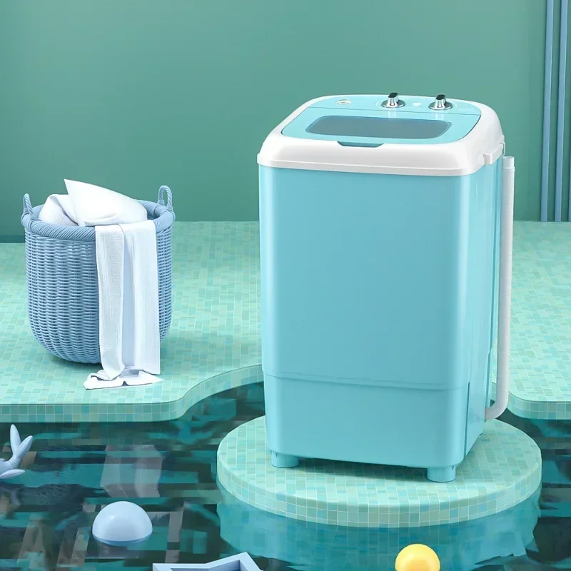 

Mini Electric Washer Home 220V Machines Baby Household Small Semi-automatic Shoe Brush and Laundry Dual-purpose Washing Machine