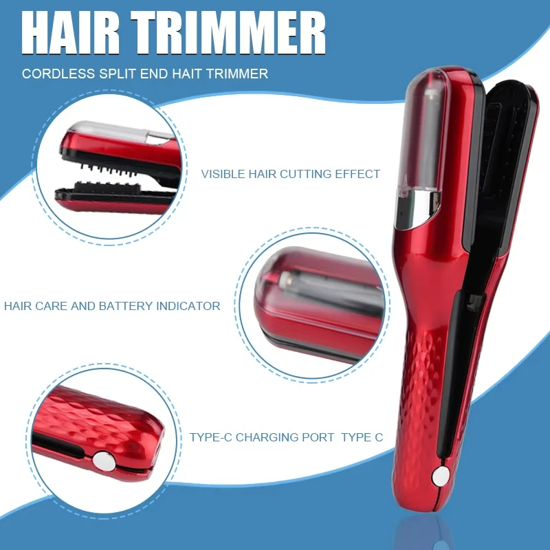 Split Hair End Trimmer Cutting USB Charging Portable Rechargeable Cordless electric hair trimmer