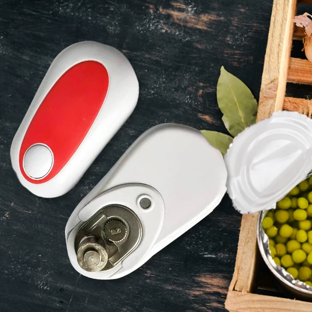 Electric Can Opener Automatic Battery Powered Mini Automatic Bottle Opener  Kitchen Tools Handheld Portable Lid Opening Gadgets - AliExpress