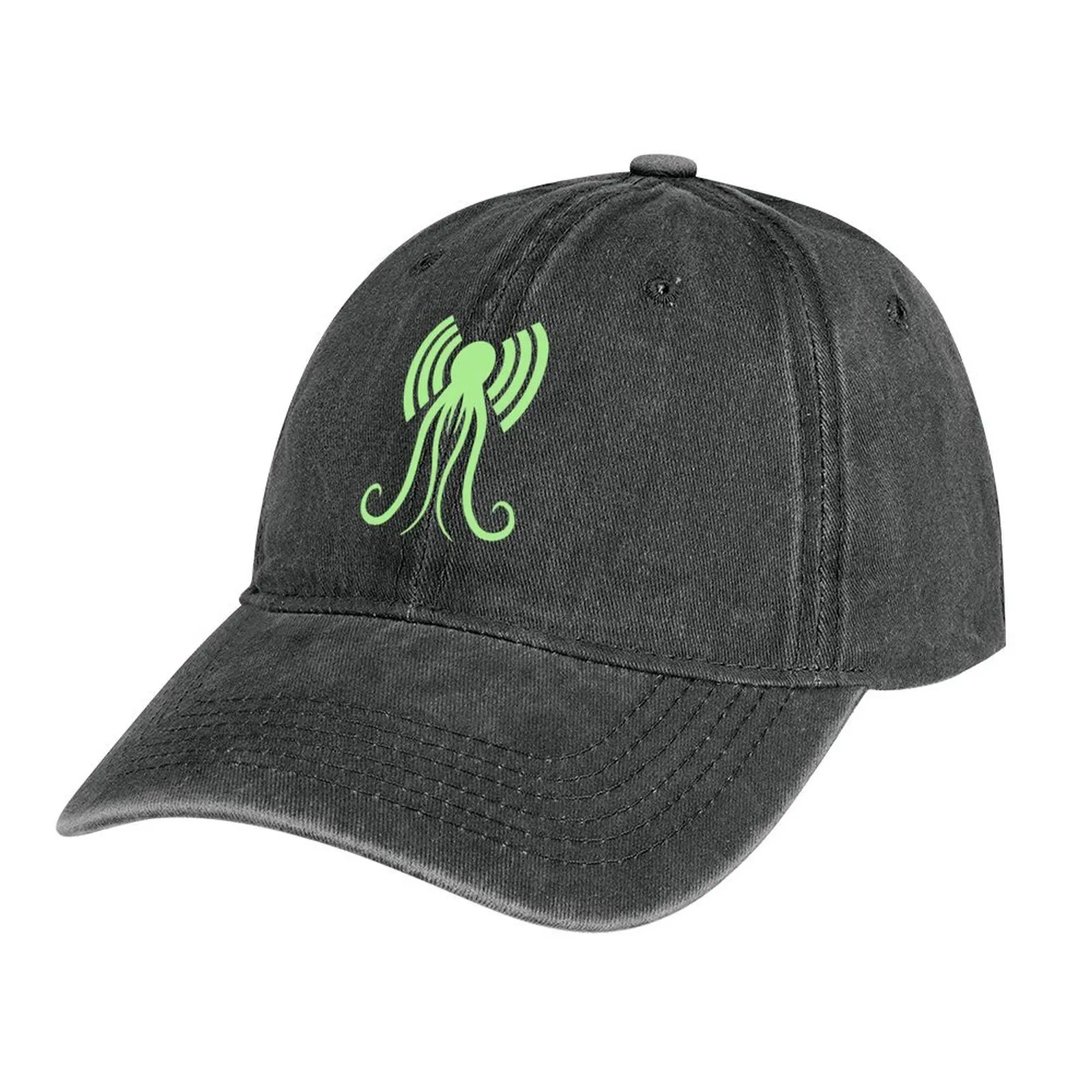 

The H.P. Lovecraft Literary Podcast Logo - Green Cowboy Hat Wild Ball Hat Big Size Hat Gentleman sun Men Caps Women's