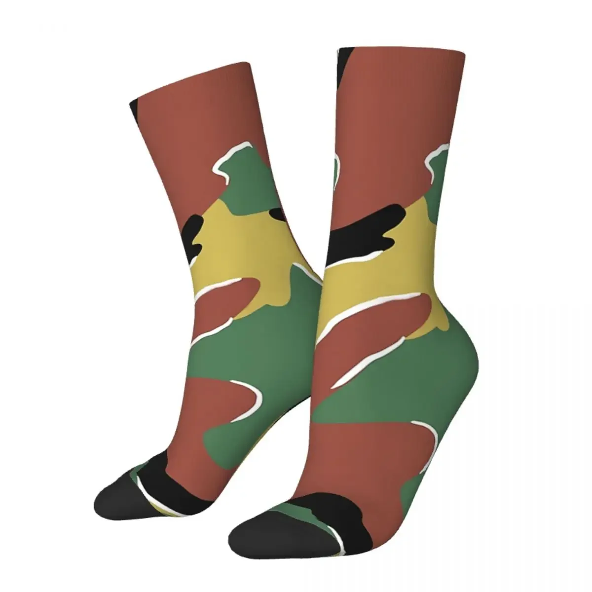 

Funny Crazy Sock for Men Belgian Jigsaw Camouflage Army Hip Hop Vintage Seamless Pattern Printed Boys Crew Sock Casual Gift