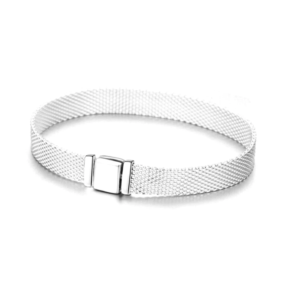 Bracciale In Rete Pandora Reflexions In Argento Sterling 925 Adatto A Ciondoli Originali Per Regali Di Compleanno Da Donna